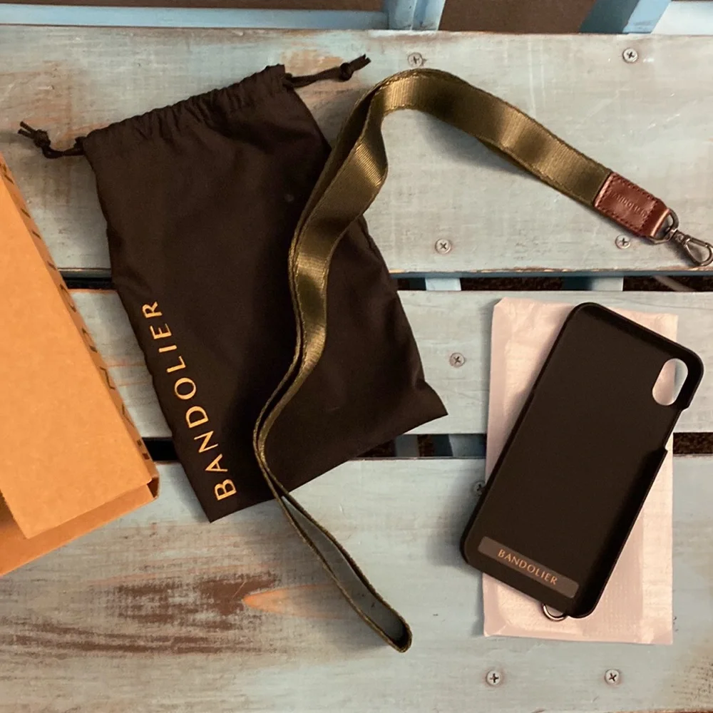 Bandolier Ryder Distressed Leather iPhone XS Max Wallet With Lanyard